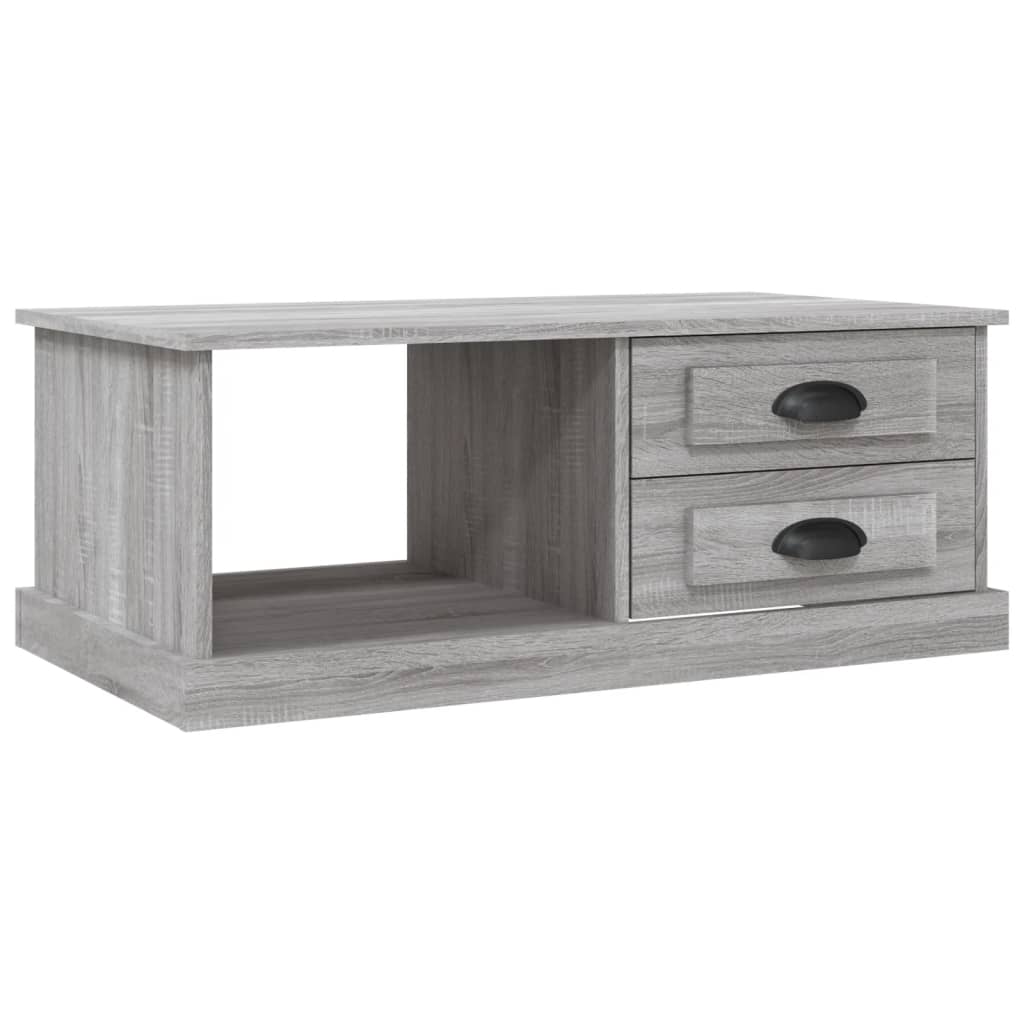 Stolić za kavu boja sivog hrasta 90x50x35 cm konstruirano drvo