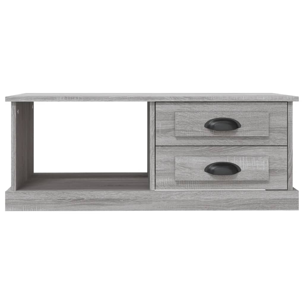 Stolić za kavu boja sivog hrasta 90x50x35 cm konstruirano drvo