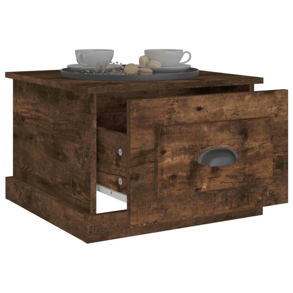 Stolić za kavu boja hrasta 50 x 50 x 35 cm konstruirano drvo