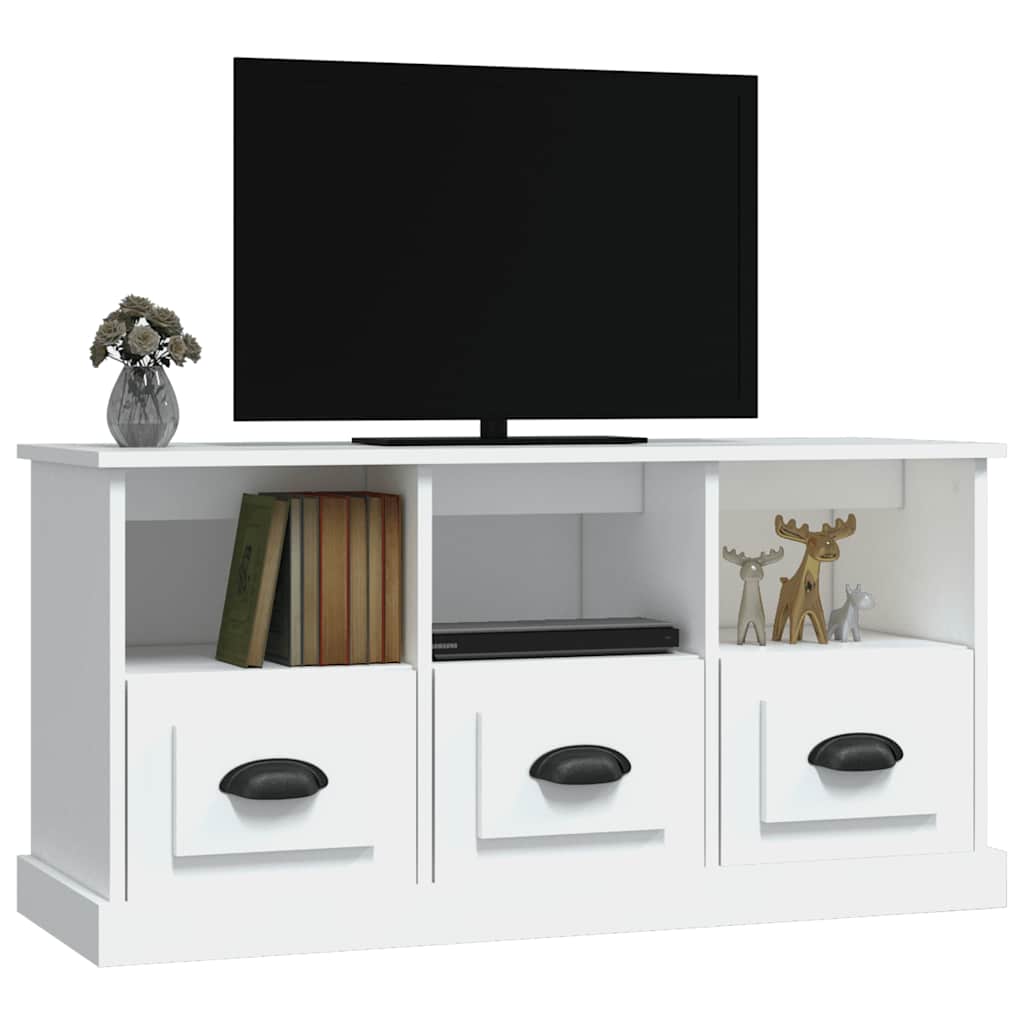 TV ormarić bijeli 100 x 35 x 50 cm od konstruiranog drva