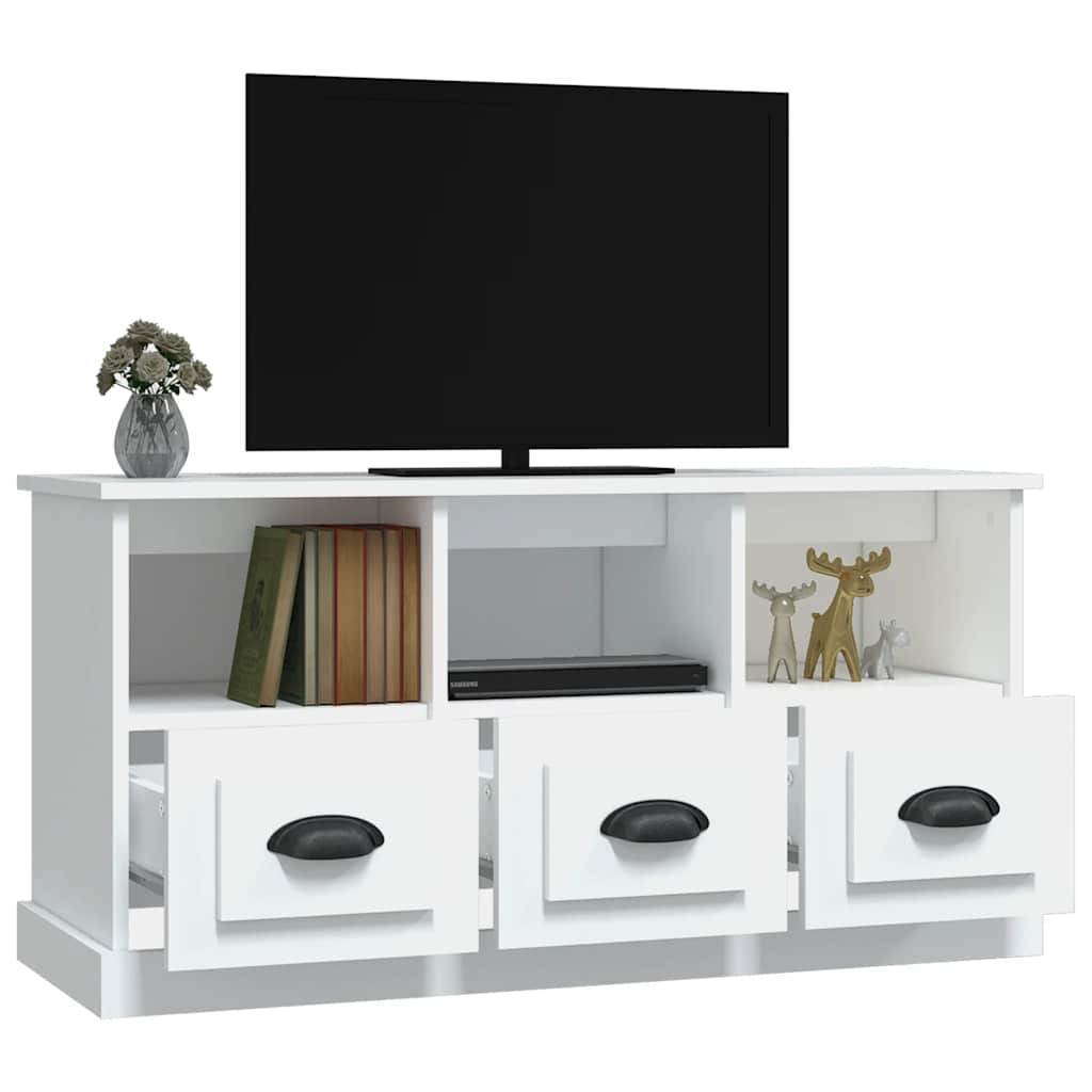 TV ormarić bijeli 100 x 35 x 50 cm od konstruiranog drva