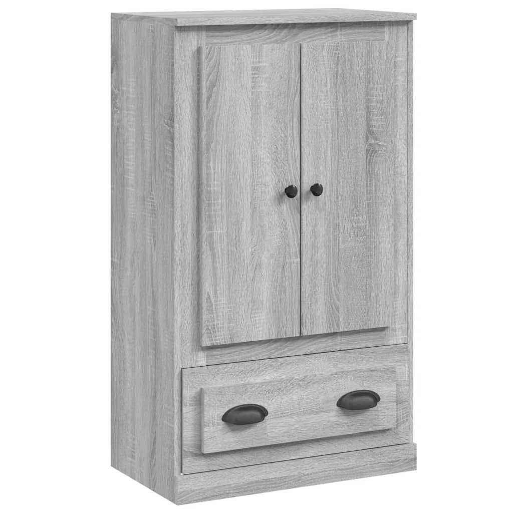 Visoka komoda siva sonome 60x35,5x103,5 cm konstruiranog drva