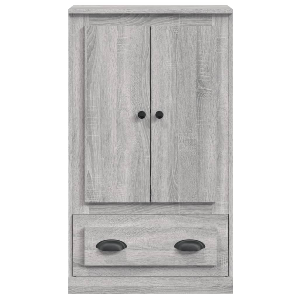 Visoka komoda siva sonome 60x35,5x103,5 cm konstruiranog drva