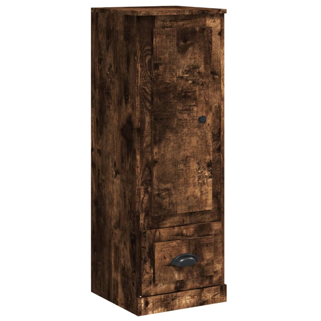 Visoka komoda boja hrasta 36x35,5x103,5 cm konstruirano drvo