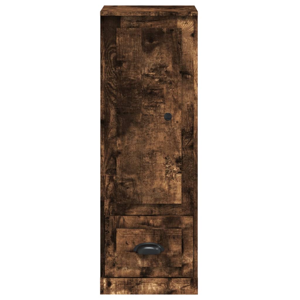 Visoka komoda boja hrasta 36x35,5x103,5 cm konstruirano drvo
