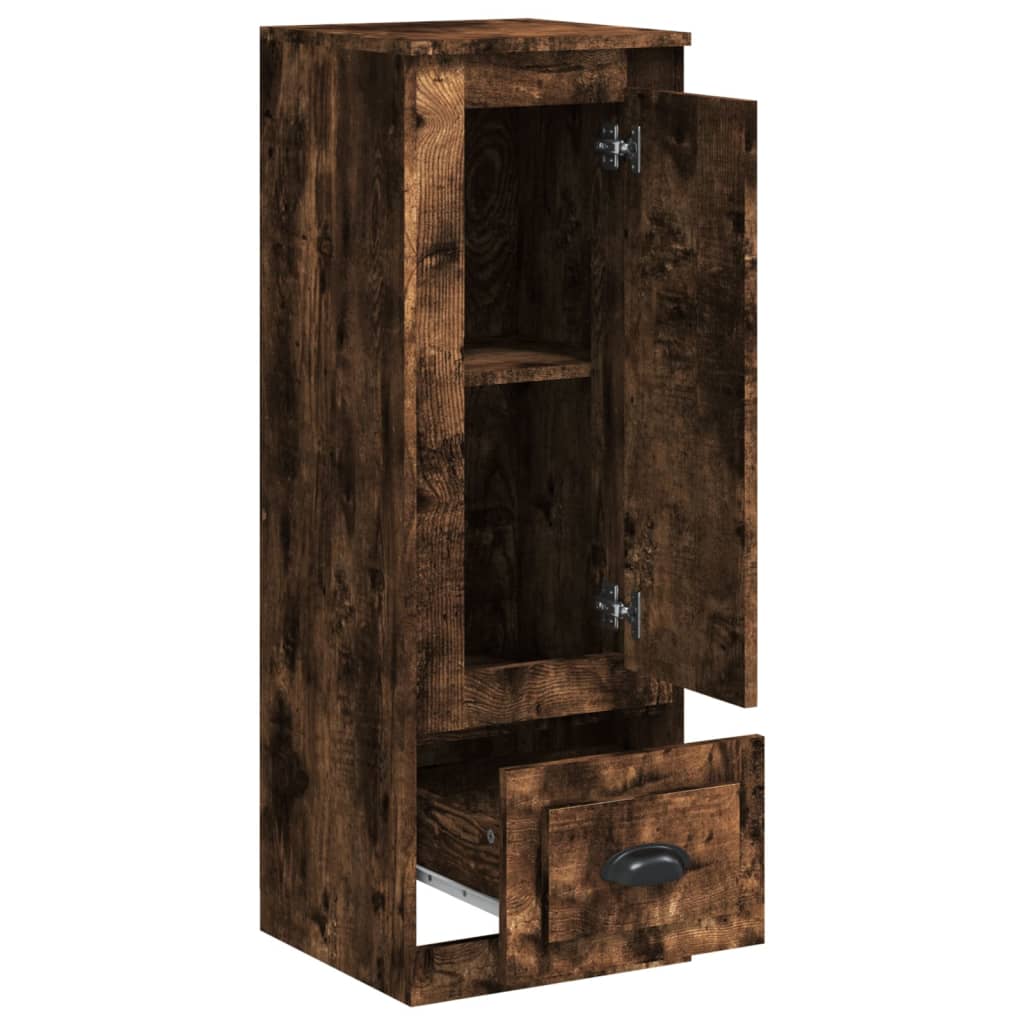 Visoka komoda boja hrasta 36x35,5x103,5 cm konstruirano drvo