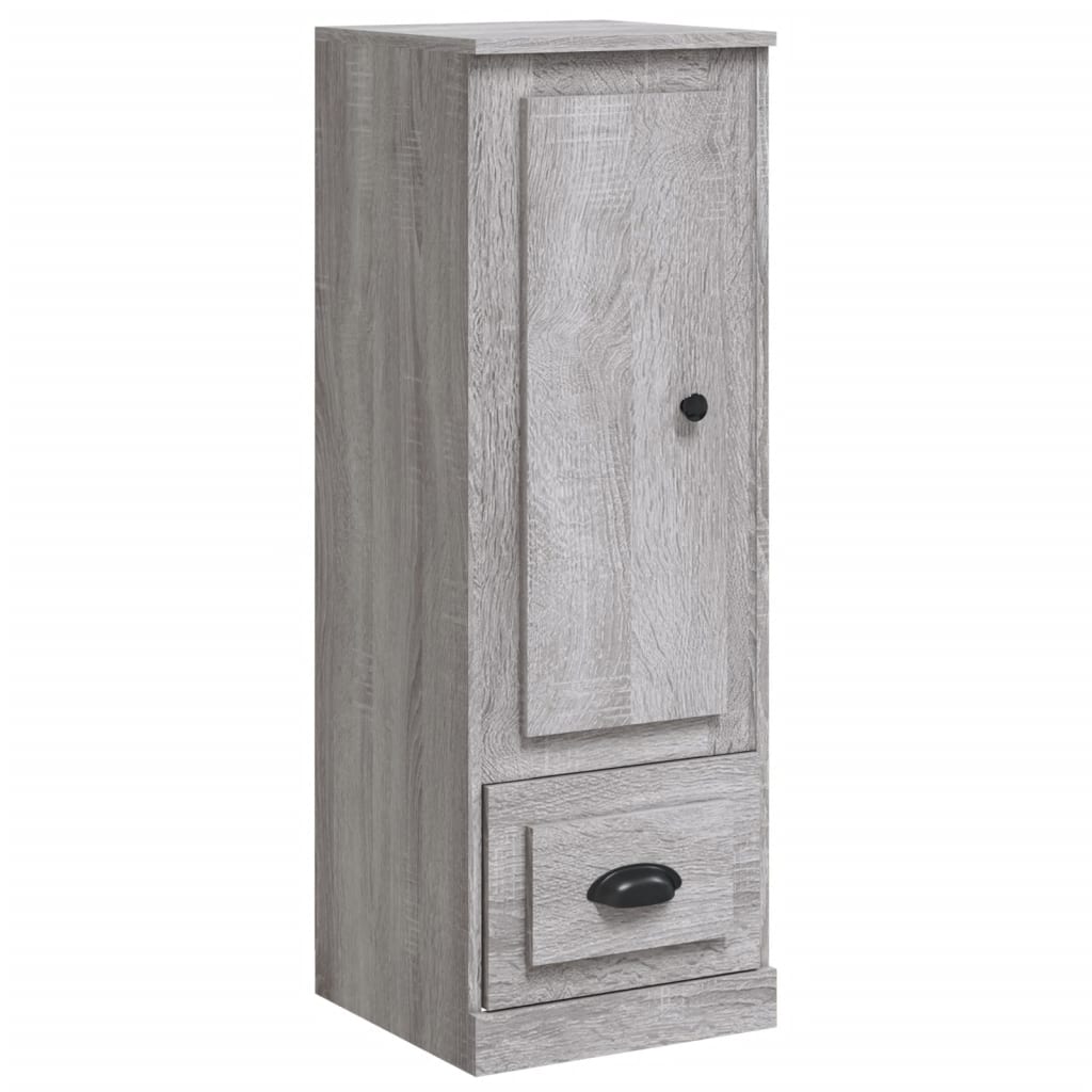 Visoka komoda siva sonome 36x35,5x103,5 cm konstruiranog drva