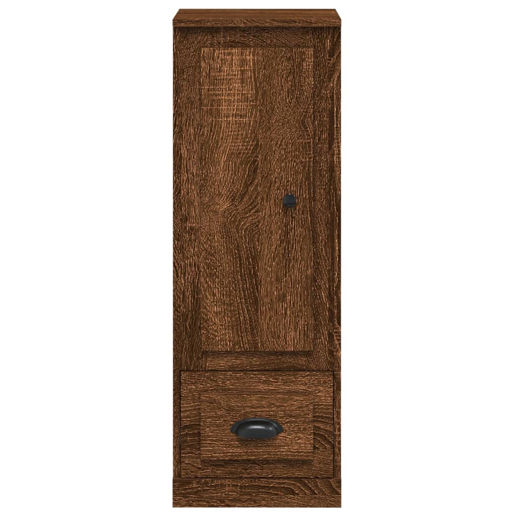 Visoka komoda boja hrasta 36x35,5x103,5 cm konstruiranog drva