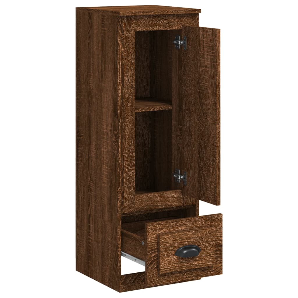 Visoka komoda boja hrasta 36x35,5x103,5 cm konstruiranog drva