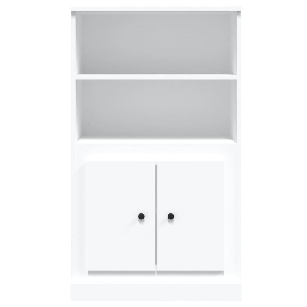 Visoka komoda bijela 60 x 35,5 x 103,5 cm od konstruiranog drva