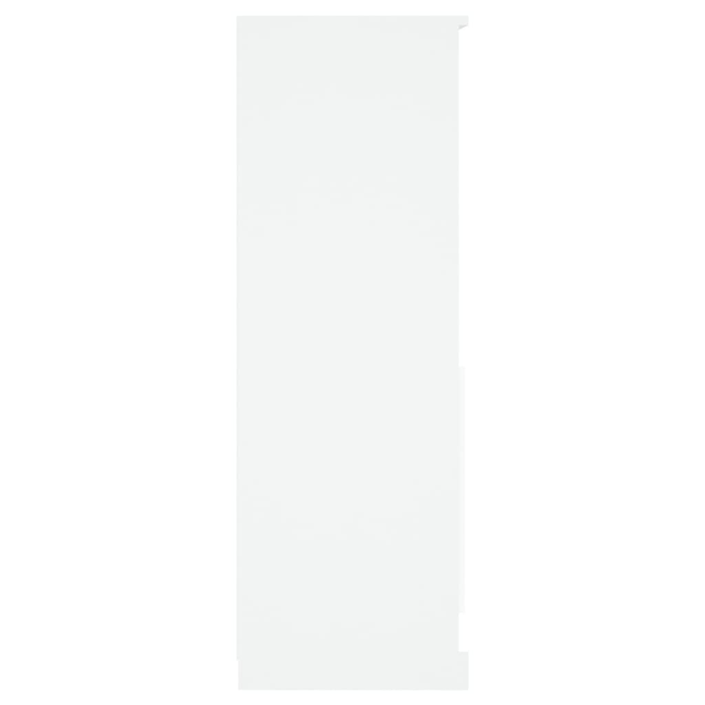 Visoka komoda bijela 60 x 35,5 x 103,5 cm od konstruiranog drva