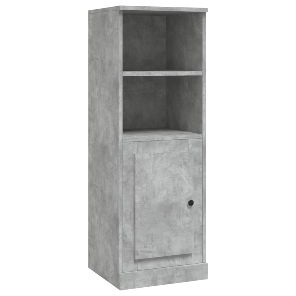 Visoka komoda siva betona 36x35,5x103,5cm od konstruiranog drva