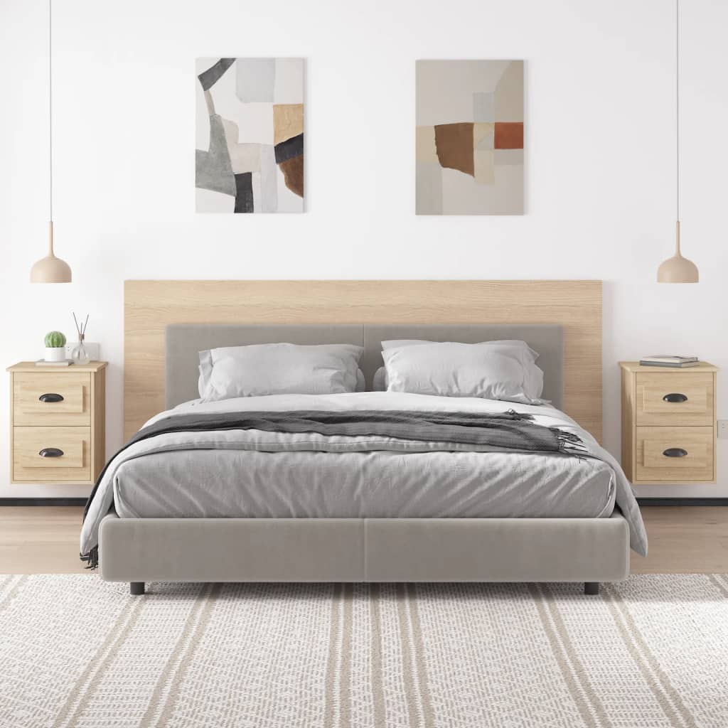 Zidni noćni ormarići 2 kom boja hrasta sonome 41,5 x 36 x 53 cm