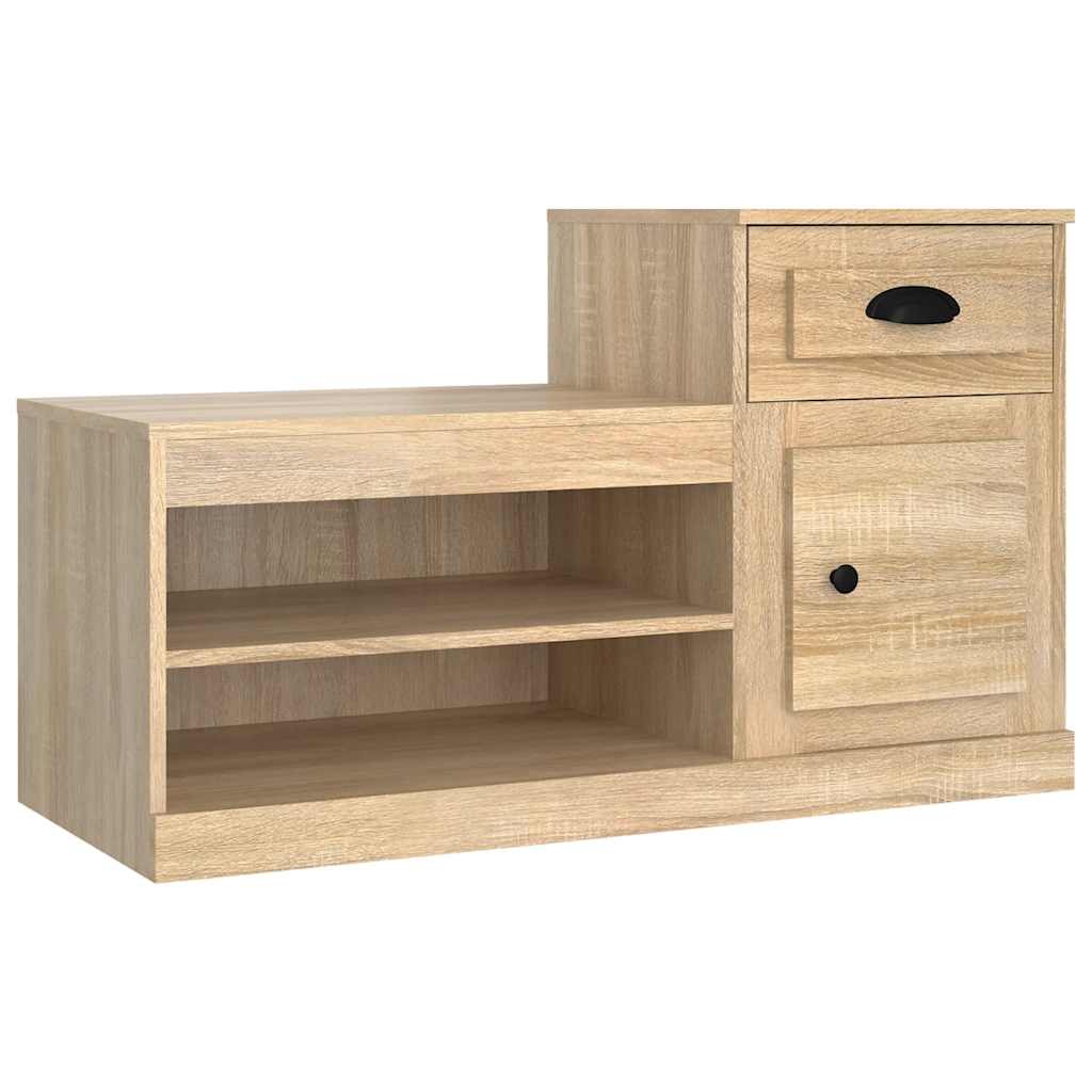 Ormarić za cipele boja hrasta 100x42x60 cm konstruirano drvo