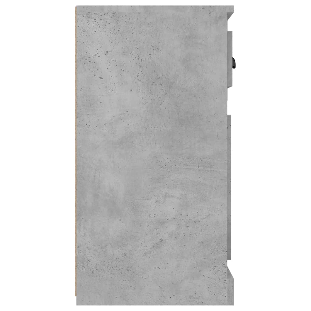 Komoda siva boja betona 70x35,5x67,5 cm od konstruiranog drva