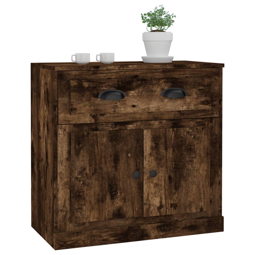 Komoda boja dimljenog hrasta 70x35,5x67,5 cm konstruirano drvo
