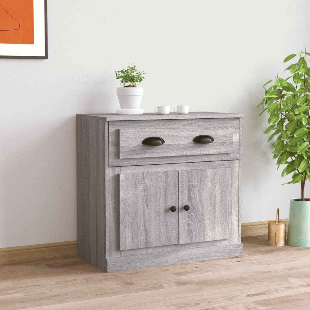 Komoda siva sonome 70x35,5x67,5 cm konstruirano drvo