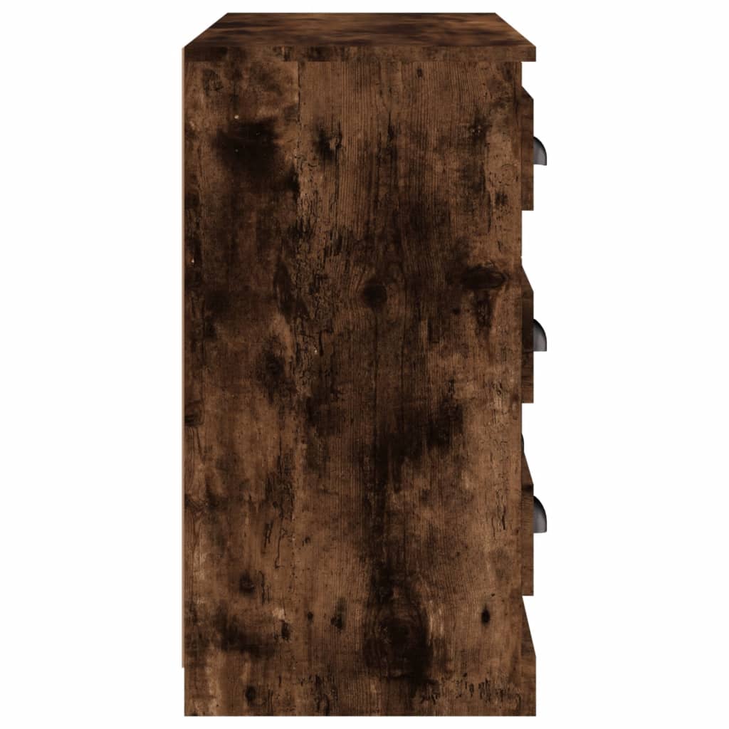 Komoda boja dimljenog hrasta 70x35,5x67,5 cm konstruirano drvo