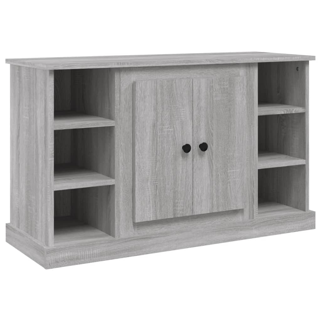 Komoda sivog hrasta sonome 100x35,5x60 cm od konstruiranog drva