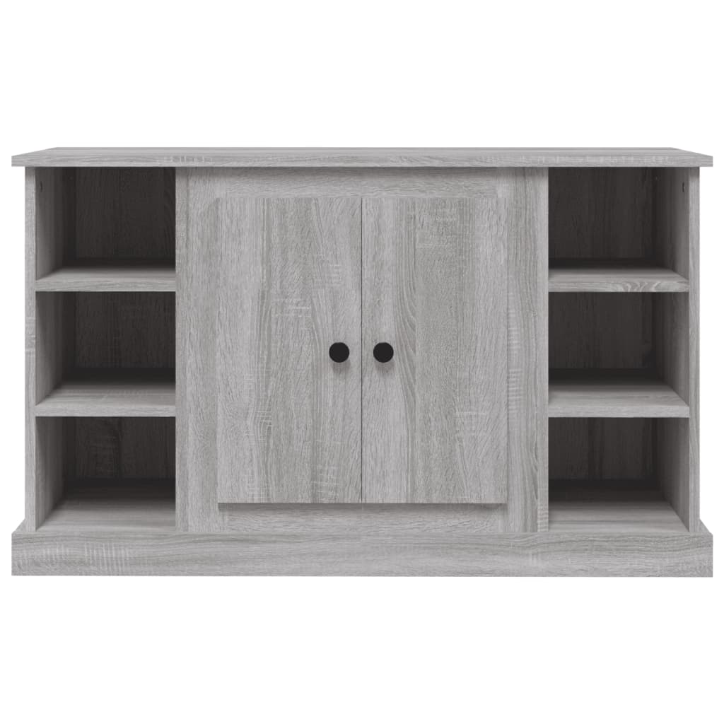 Komoda sivog hrasta sonome 100x35,5x60 cm od konstruiranog drva