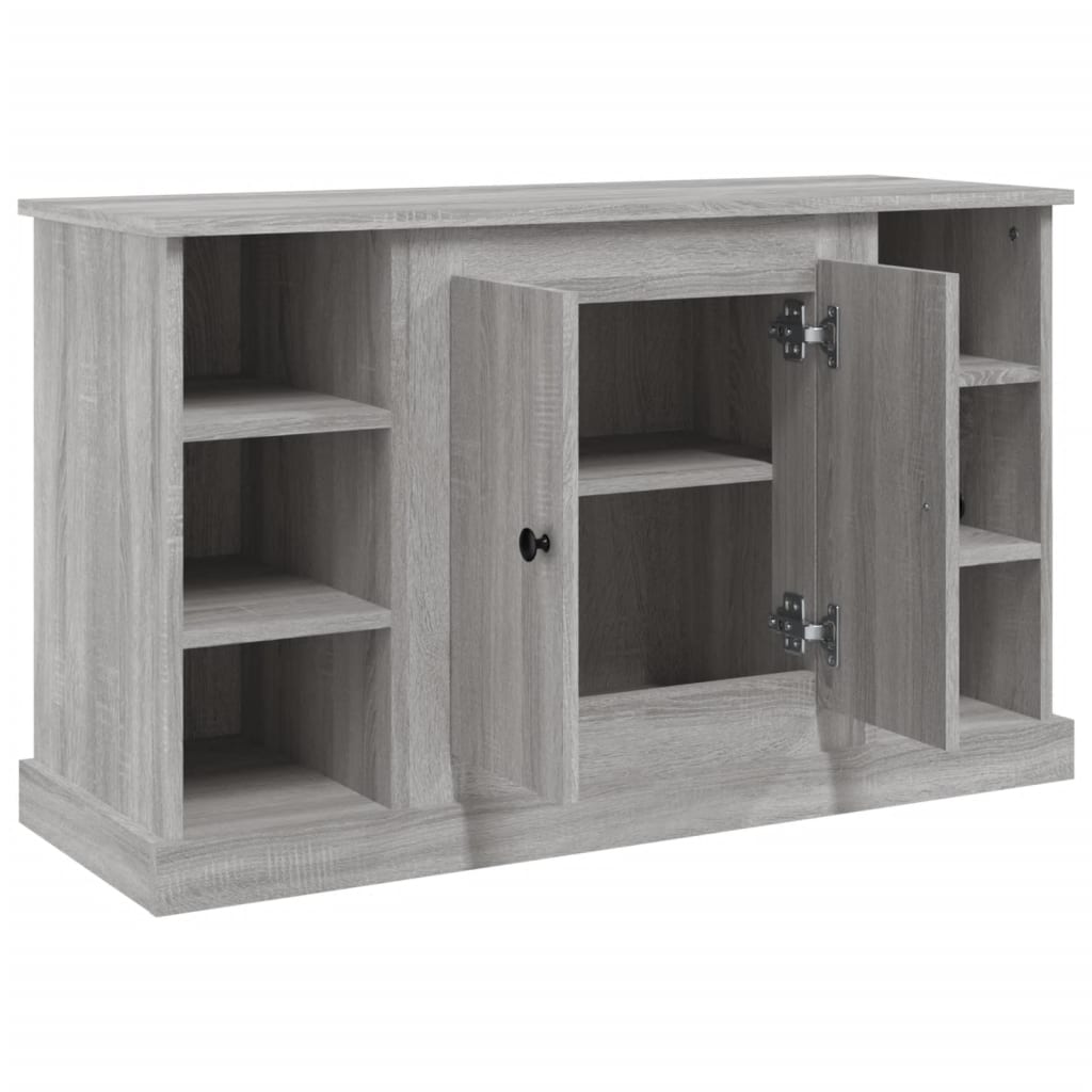 Komoda sivog hrasta sonome 100x35,5x60 cm od konstruiranog drva
