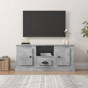 TV ormarić boja betona 100x35,5x45 cm konstruirano drvo