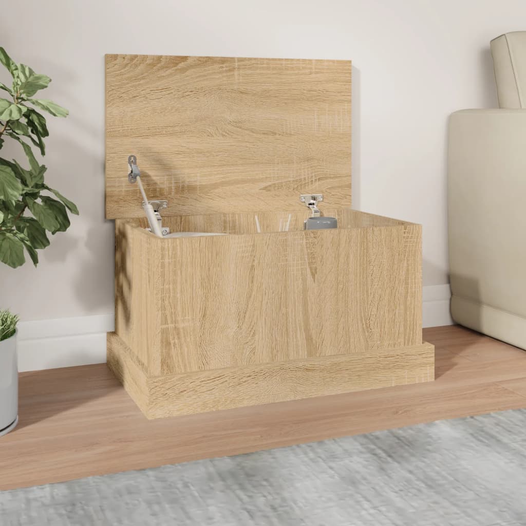 Kutija za pohranu Sonoma hrast 50x30x28 cm Konstruirano drvo