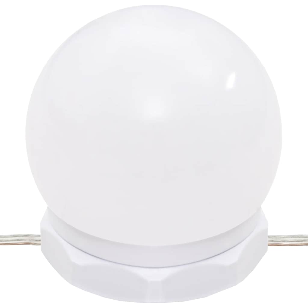 Toaletni stolić LED boja hrasta 90x50x132,5cm konstruirano drvo