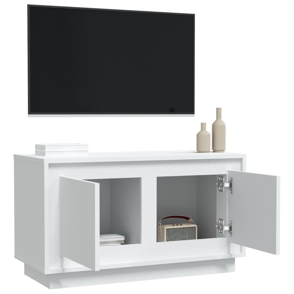TV ormarić bijeli 80 x 35 x 45 cm od konstruiranog drva
