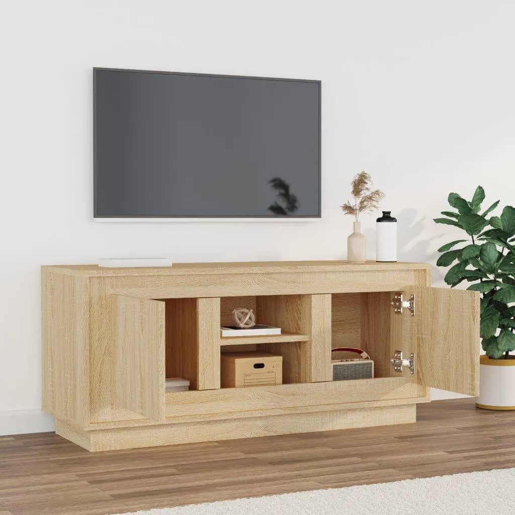 TV ormarić boja hrasta 102x35x45 cm od konstruiranog drva