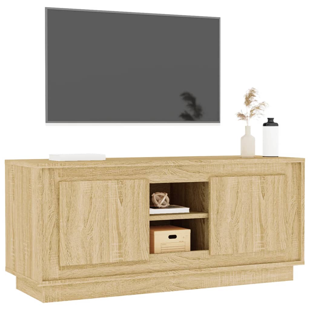 TV ormarić boja hrasta 102x35x45 cm od konstruiranog drva