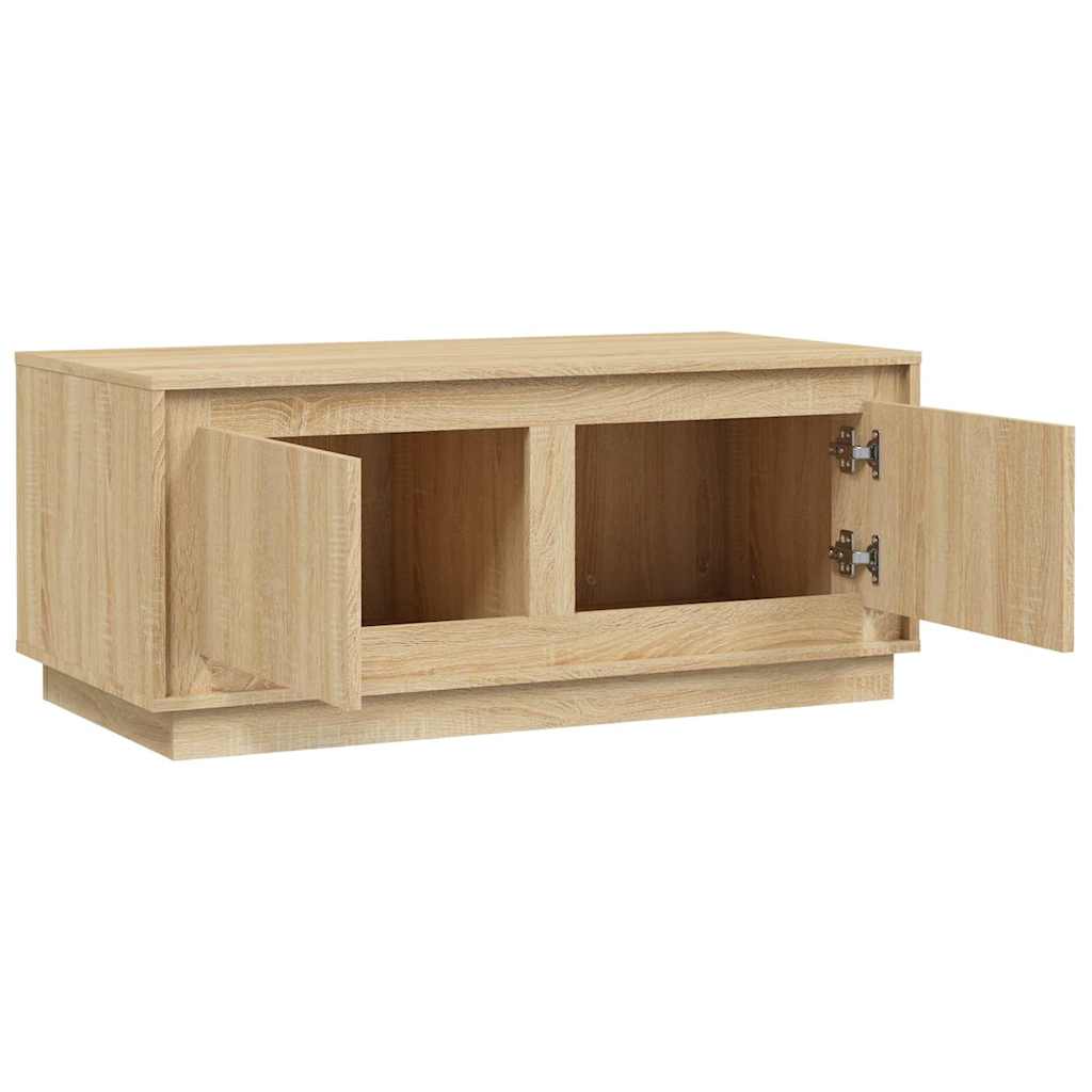 Stolić za kavu boja hrasta 102x50x44 cm konstruirano drvo