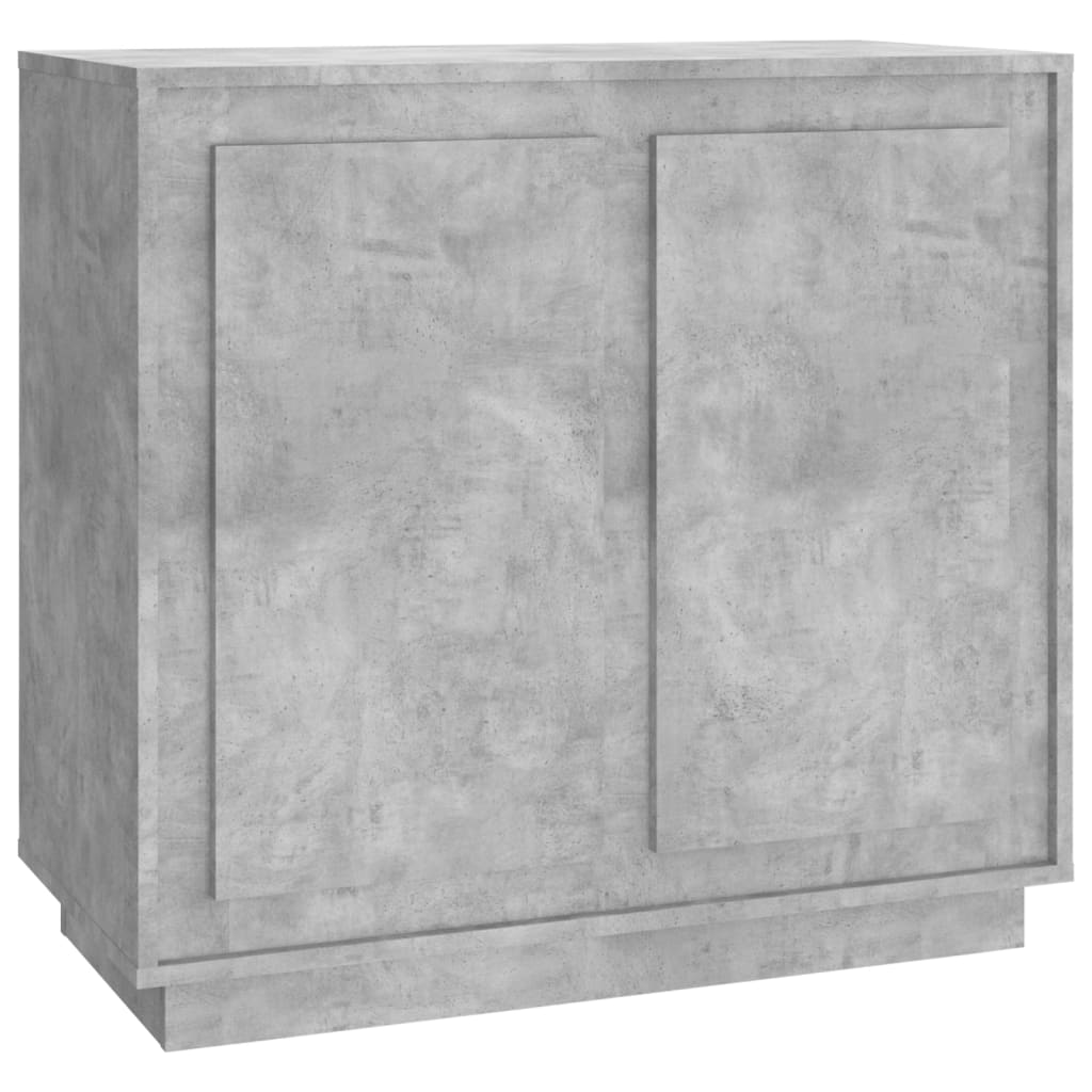 Komoda siva boja betona 80 x 34 x 75 cm od konstruiranog drva