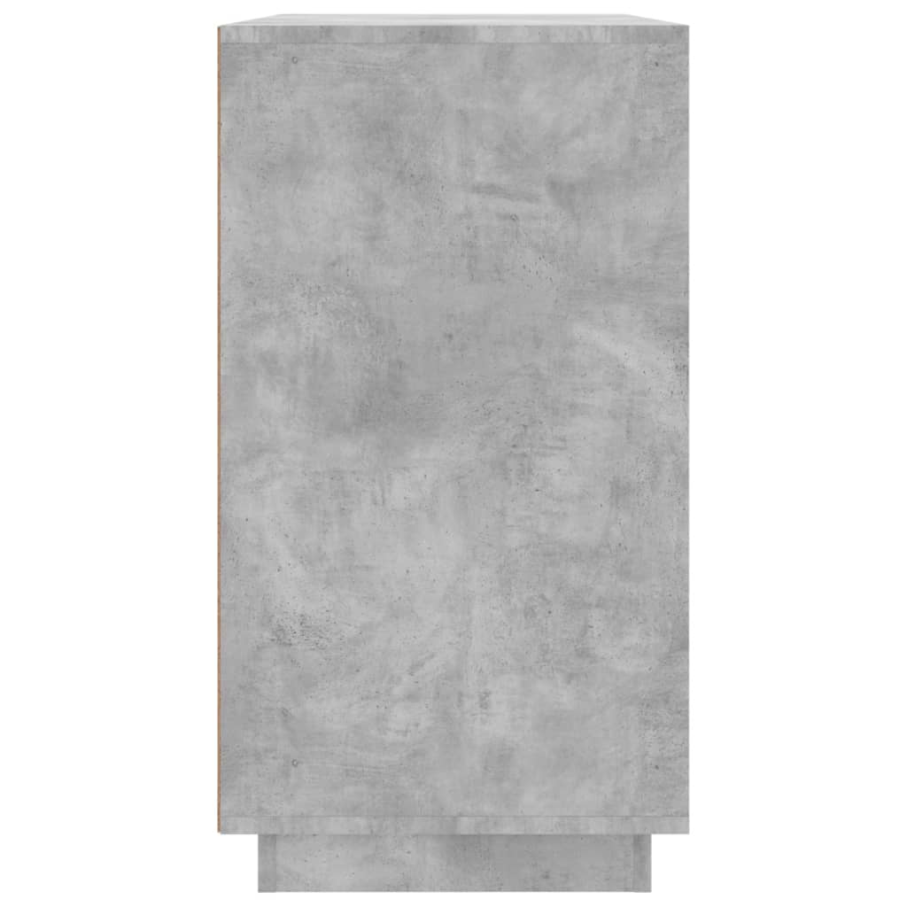 Komoda siva boja betona 80 x 34 x 75 cm od konstruiranog drva