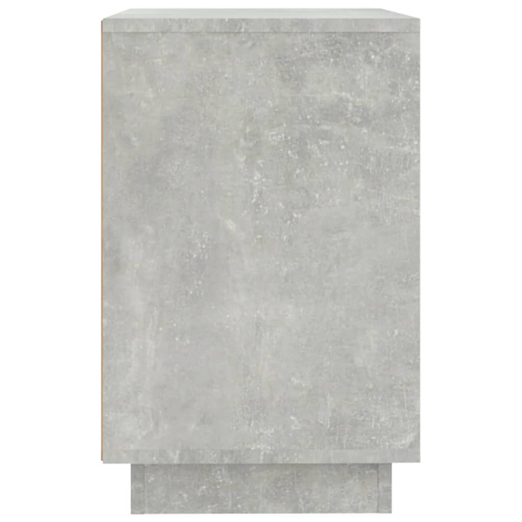 Komoda siva boja betona 102x35x60 cm od konstruiranog drva