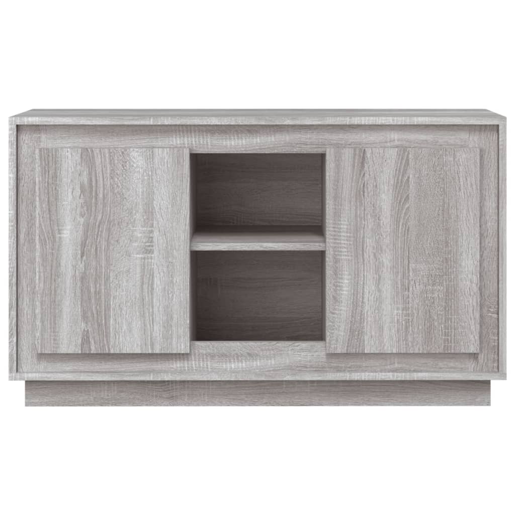 Komoda sivog hrasta sonome 102x35x60 cm od konstruiranog drva