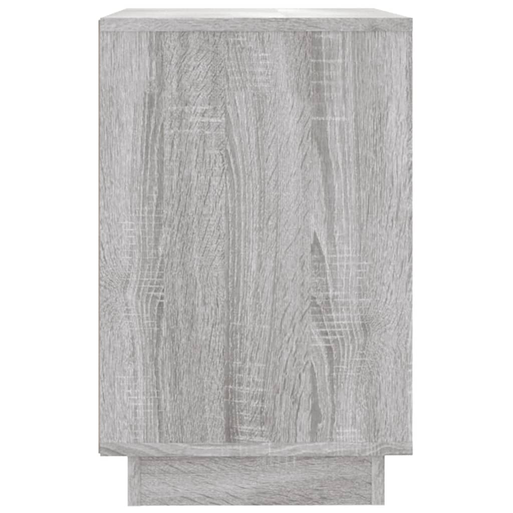 Komoda sivog hrasta sonome 102x35x60 cm od konstruiranog drva