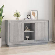 Komoda sivog hrasta sonome 102x35x60 cm od konstruiranog drva
