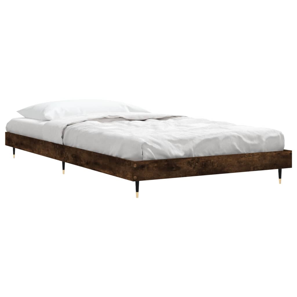 Okvir kreveta bez madraca boja hrasta 100 x 200 cm drveni