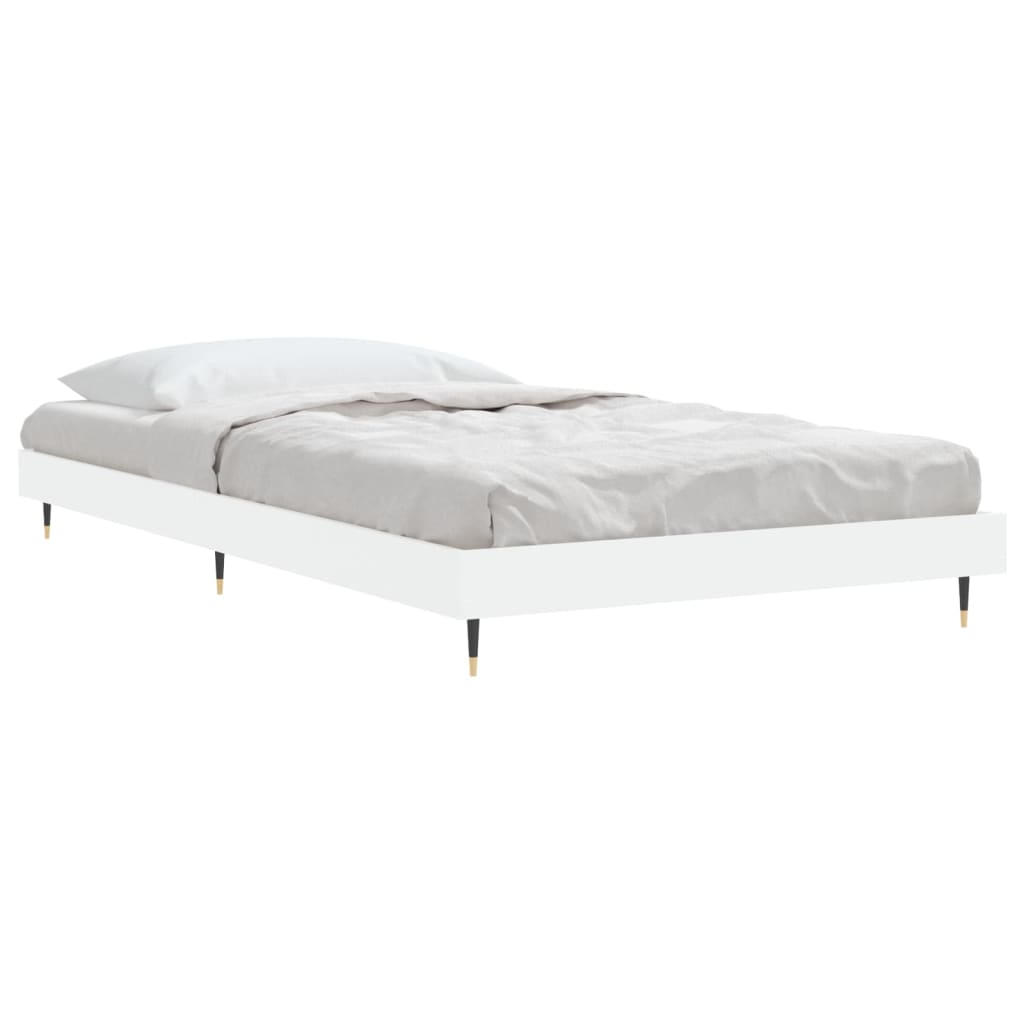 Okvir za krevet bijeli 90x200 cm konstruirano drvo