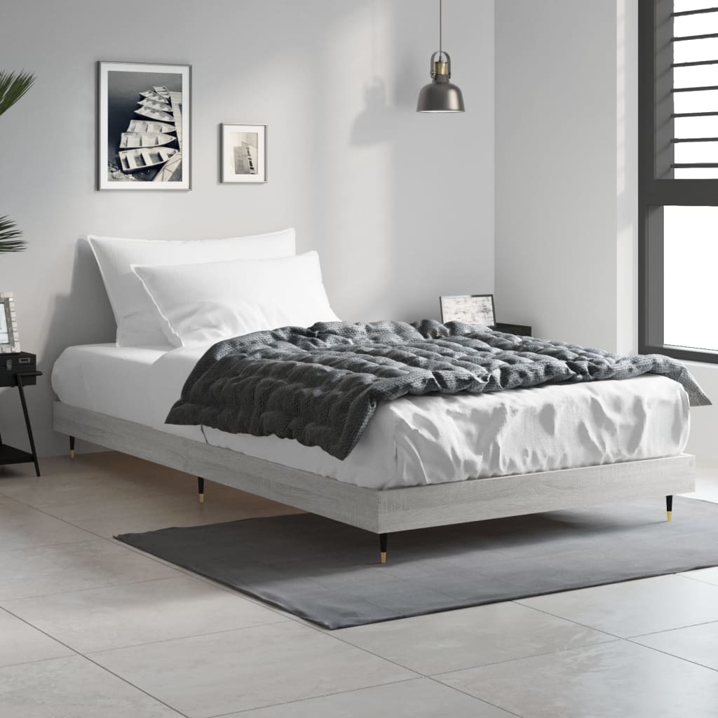 Okvir za krevet boja hrasta 90x200 cm od konstruiranog drva