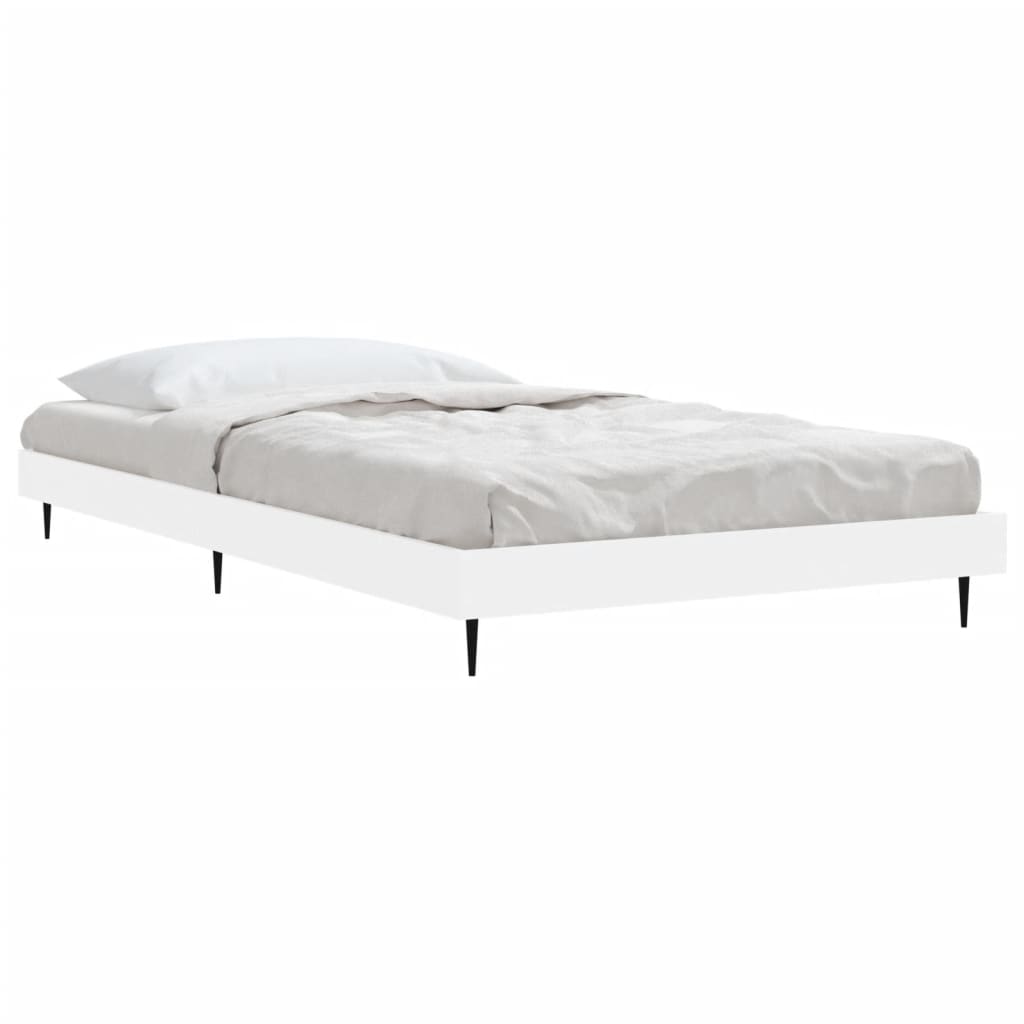 Okvir za krevet bijeli 90x200 cm konstruirano drvo