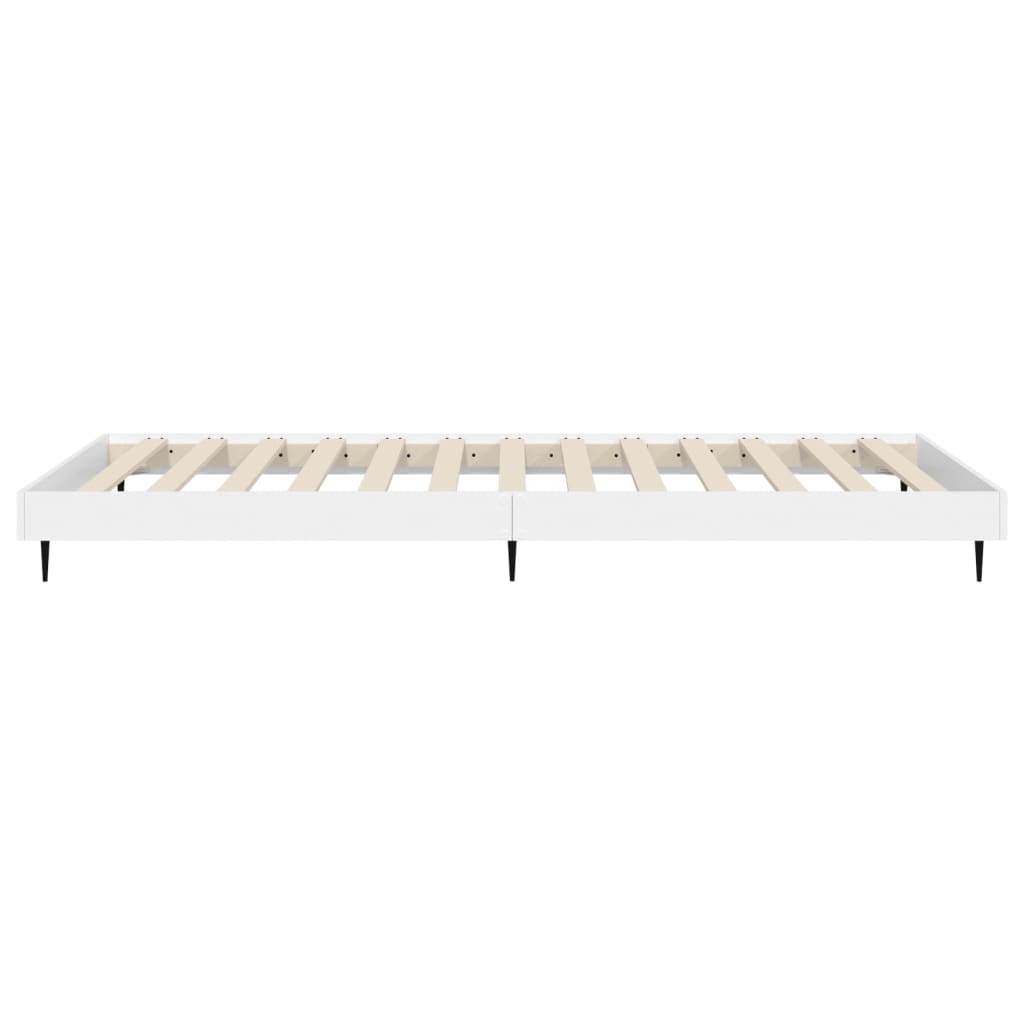 Okvir za krevet bijeli 90x200 cm konstruirano drvo