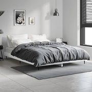 Okvir za krevet bijela 140x190 cm konstruirano drvo