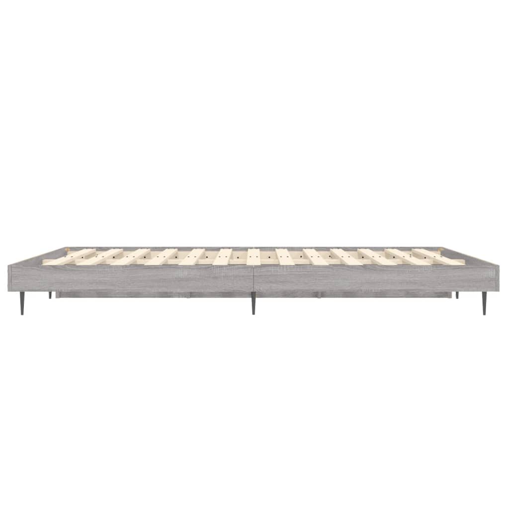 Okvir za krevet boja hrasta 140x190 cm od konstruiranog drva