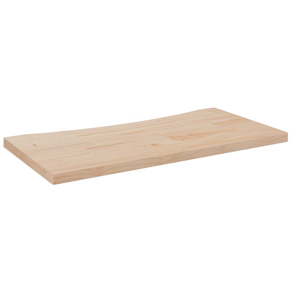 Ploča za radni stol 80 x 40 x 2,5 cm od masivne borovine