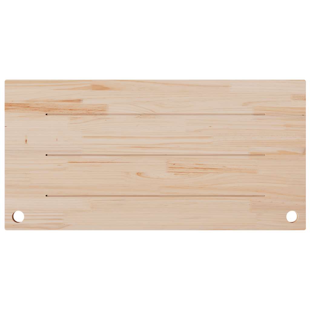 Ploča za radni stol 110 x 55 x 2,5 cm od masivne borovine