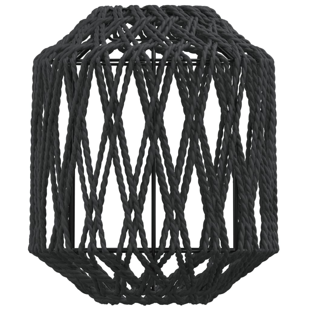 Sjenilo za svjetiljku crno Ø 23 x 28 cm od željeza i papira