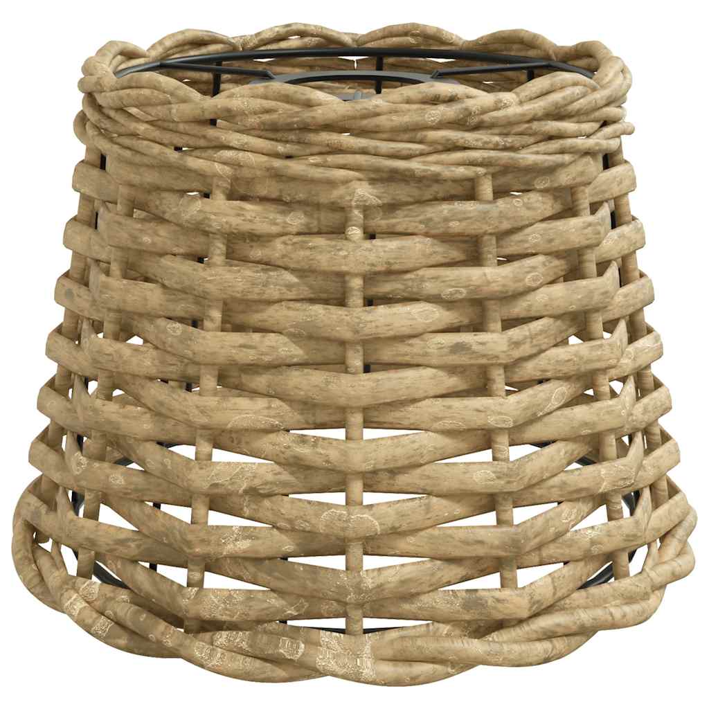 Sjenilo za stropnu svjetiljku smeđe Ø20x15 cm od pruća