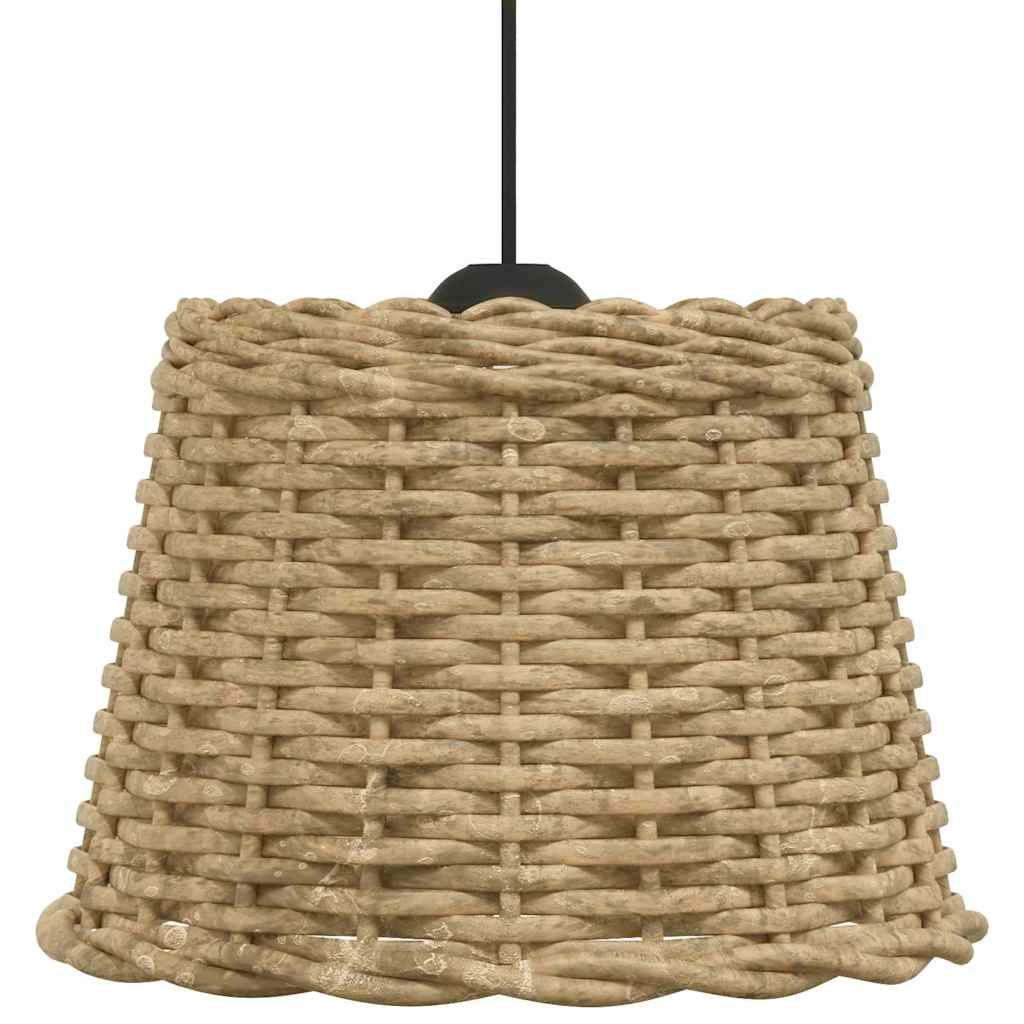 Sjenilo za stropnu svjetiljku smeđe Ø 30 x 20 cm od pruća